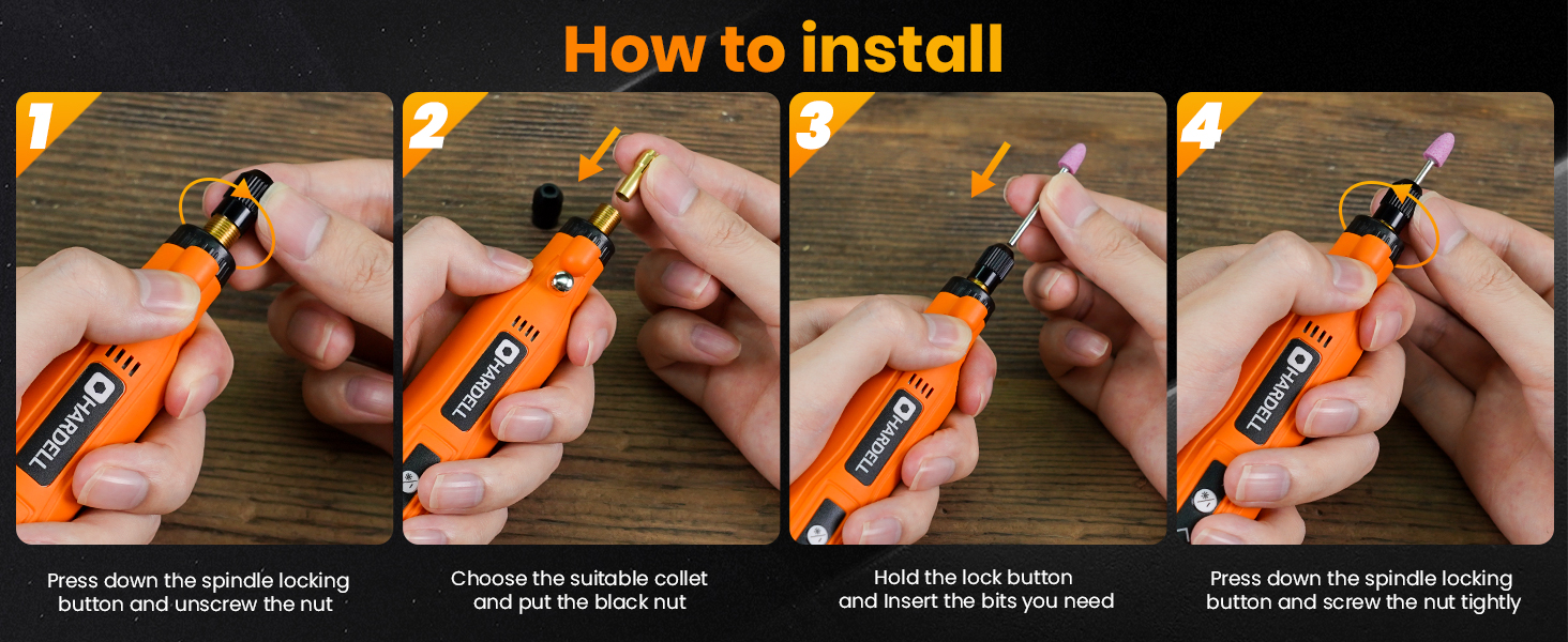 crodless rotary tool kit