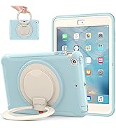 BATYUE iPad Mini Case for iPad Mini 1/2/3 Generation Heavy Duty Three Layer Hybrid TPU+PC Full-bo...