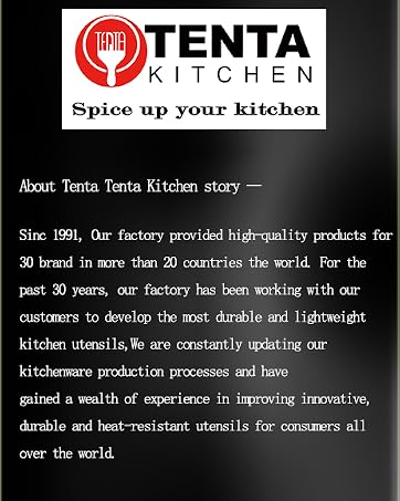 Tenta Kitchen spatulas set tenta tenta tenta kitchen cooking utensil set