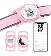 PawView AirTag Dog Collar Holder, AirTag Cat Collar Holder - Scan Alert | Instant Lo...