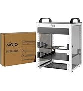 Tecmojo 6U Network Rack, 10 inch Mini Server Rack with 2 Side Translucent Panels &amp; 2 Top Handles,...
