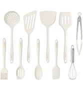 CAROTE Kitchen Utensil Set for Nonstick Cookware, Heat Resistant Silicone Cooking Utensils Set 10...