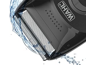 7065 Lithium Ion Rechargeable Wahl Compact Travel Shaver Black rinsable blades