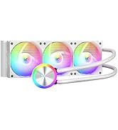 darkFlash DG360 All-in-one Liquid CPU Cooler, High-Performance Pump, ARGB Sync, PWM Daisy Chain C...