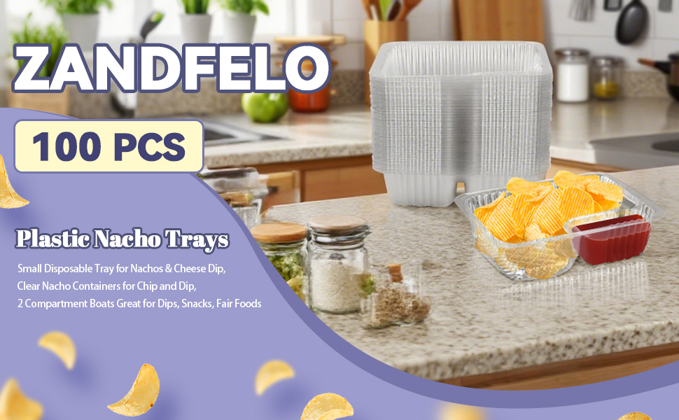100 nacho trays