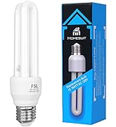 Bug Zapper Light Bulb,Homesuit 15W&amp;18W U Type Bug Zapper Replacement Bulb, Bug Zapper Light 2U15W...