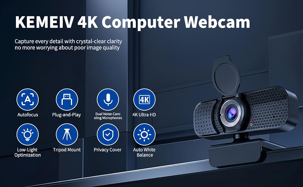 4K computer camera