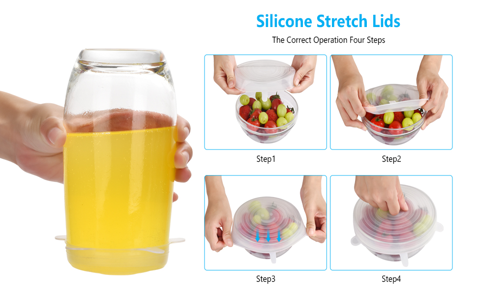 Silicone elastic Lids Silicone silicone lids bowls with lids silicone stretch lids food cove lids