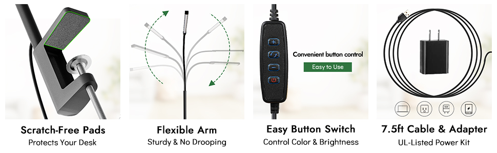 table-side mount light