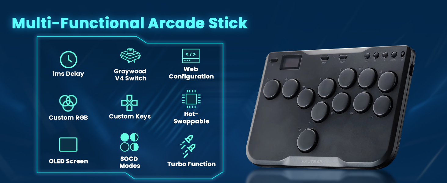 leverless arcade stick