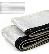 AggSound Heat Shroud Sleeve 3/4" ID*10FT - Aluminized Sleeving Heat Shield Protection for Automot...
