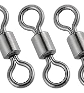 Dr.Fish Barrel Swivels Fishing Swivels, Saltwater Swivels Fishing Tackles, Stainless Steel Swivel...