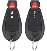 Vurkcy Entry Remote Key Fob Keyless Fit for Dodge Ram 1500 2500 3500, Grand Caravan, Journey, Dur...