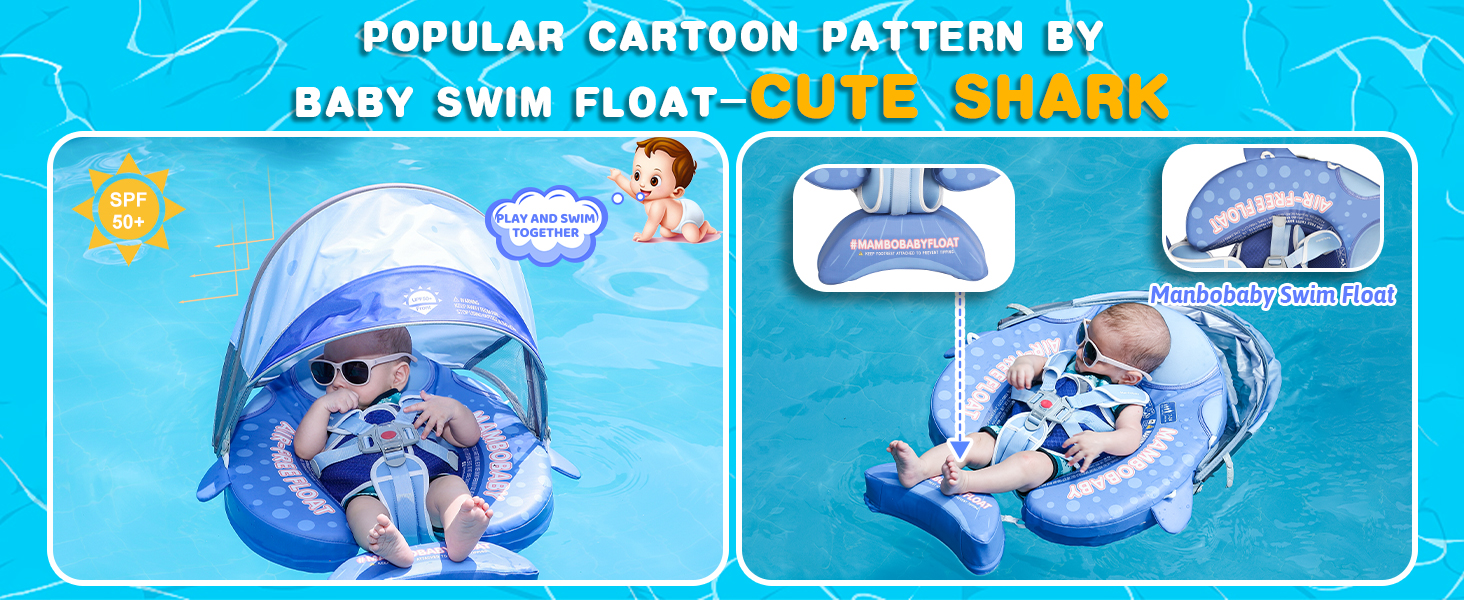 Prevent the baby from accidentally unbuckling the safety belt while swimming.