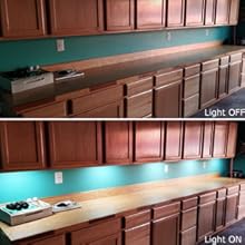 Litever Under Cabinet Light Bar Kit 5000K-3