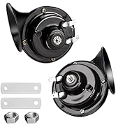 HECENVEI Train Horn for Trucks - 130 DB Super Loud Boat Horn Marine, 12V Waterproof Electric Snai...