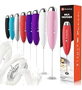 Frother for Coffee, Frother Handheld, Milk Frother, Upgraded Matcha Whisk Drink Mixer Electric Mi...