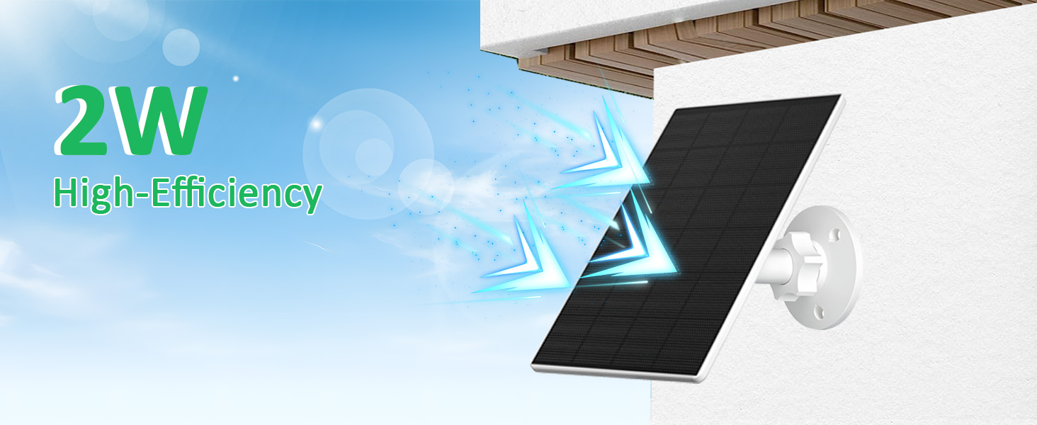 Solar Panel for Security Camera