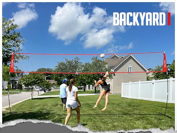 backyard volleyball net