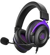 EKSA E900 Headset with Microphone for PC, PS4,PS5, Xbox - Detachable Noise Canceling Mic, 3D Surr...
