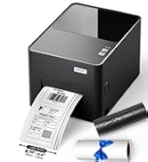 Thermal Transfer &amp; Direct Thermal Label Printer, 4x6 Desktop Printer for Shipping Label Barcode R...