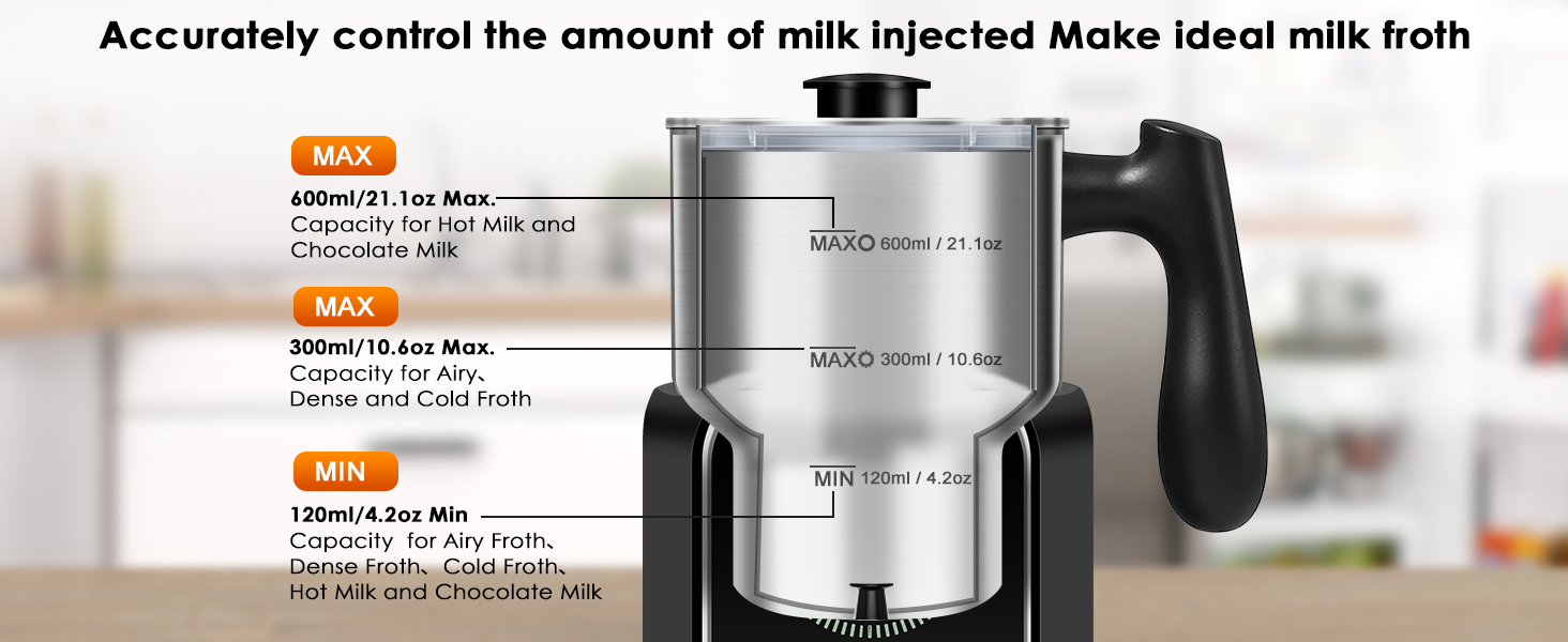 milk frother steamer