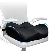 X Large Memory Foam Seat Cushions for Office Chairs, Long Sitting Pressure Relief Ergo...