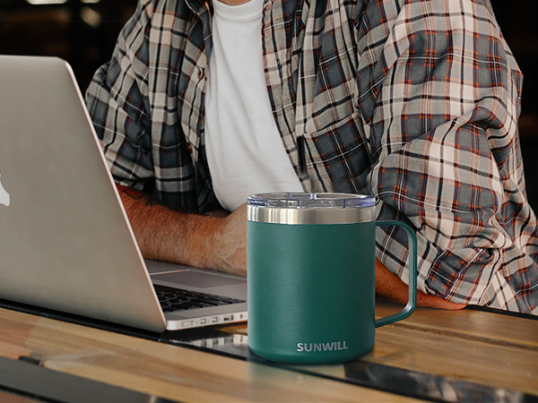coffee tumbler with handle for home &amp;amp;amp; office