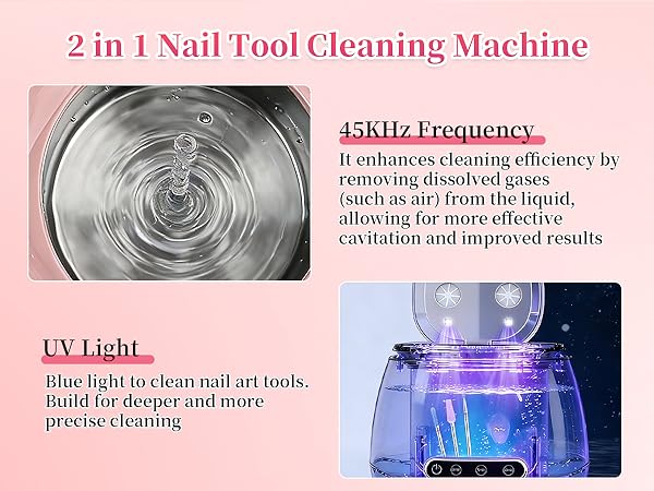 nail tool cleaning machine