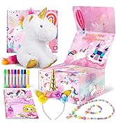 Unicorn Gifts Toys for Girls Aged 3, 4, 5, 6, 7, 8 Years Old Kids - Surprise Box Includes Unicorn...