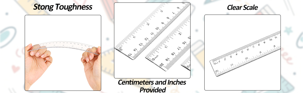 Plastic Straight Ruler