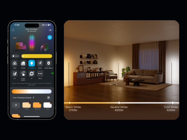 H6076 warm cool lighting