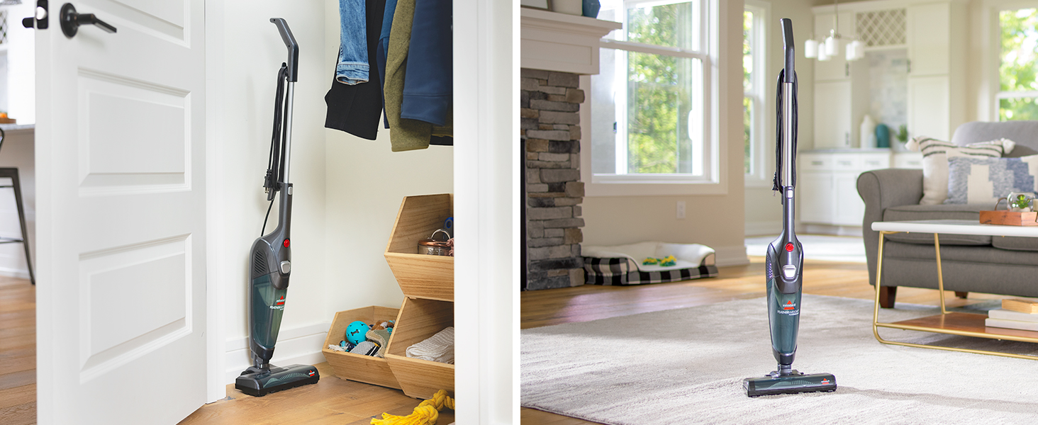 Self-standing for simple storage and grab and go convenience.