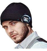 BULYPAZY Bluetooth Beanie Hat Men Women Gifts, Bluetooth 5.0 Wireless Music Beanie with Detachabl...