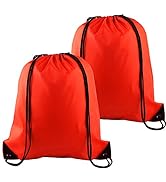 KUUQA 2Pcs Drawstring Backpack Bags Cinch Sack Bulk String Backpack Storage Bag