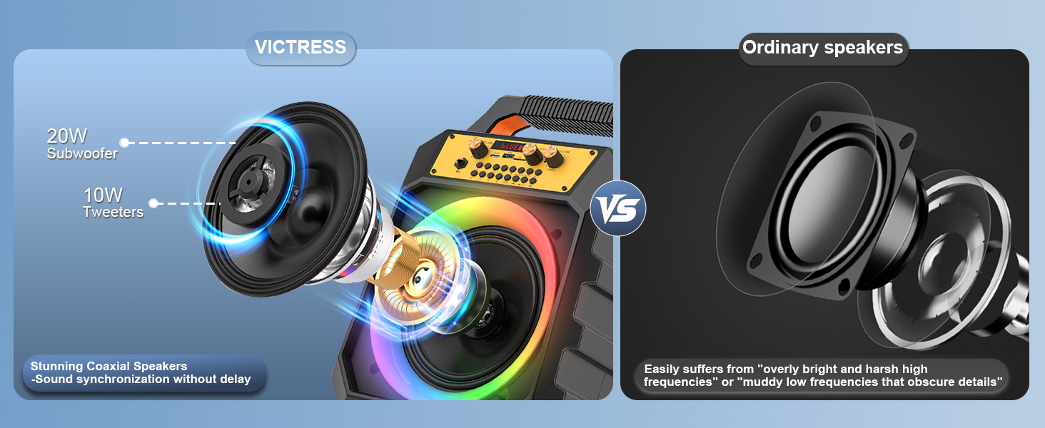portable speaker with microphone