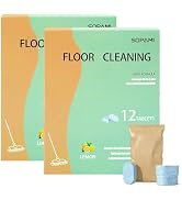 SOPAMI 24pcs Floor Cleaning Solution Tablet Deep Cleans for Multiple Hard Floors, Tile and Vinyl ...