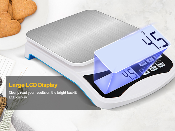 Clear LCD Display jewelry scale