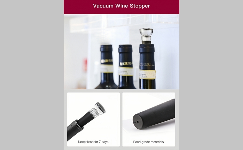 vacuum wine stopper