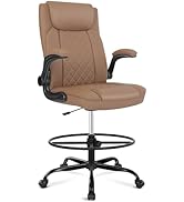 Misolant Drafting Chair, Tall Office Chair for Standing Desk, Standing Chair with Adjustable Heig...