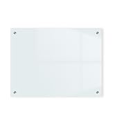 QUEENLINK Magnetic Glass Whiteboard for Wall, 36