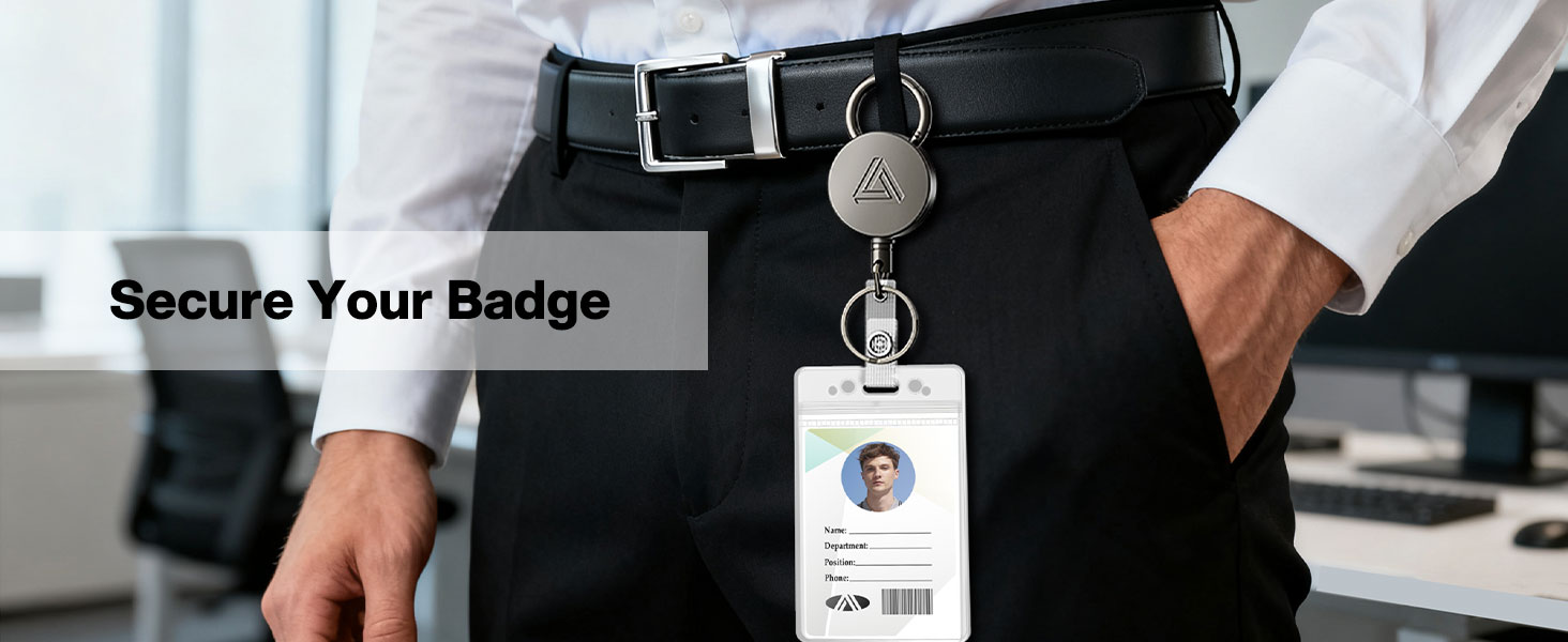 heavy duty badge reel