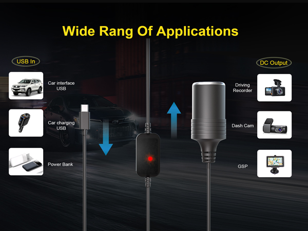 usb to 12v adapter