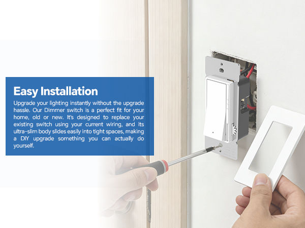 dimmer-Easy Installation