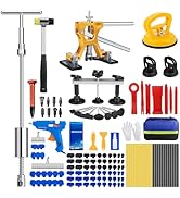 Sigoobal Car Dent Puller Kit, 135pcs Paintless Dent Removal Kit, Car Dent Repair Kit with Golden ...