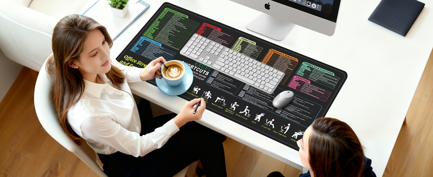 Large Mouse Pad Excel Shortcut Key