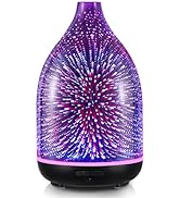 InnoGear Oil Diffuser, 150ml Handmade Glass Diffuser 3D Glass Essential Oil Diffuser Ultrasonic A...