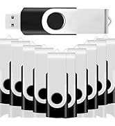 4GB USB Flash Drive 10 Pack JBOS 4 GB USB Drives Memory Stick Swivel Thumb Drives Gig Stick USB2....