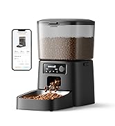 oneisall Automatic Cat Feeder, WiFi Cat Food Dispenser with App Control, Auto Cats Feeder Automat...