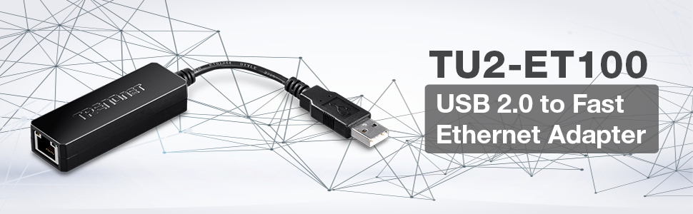 USB 2.0, USB 1.1, USB 1.0, USB 2.0 to 10/100Mbps Fast Ethernet LAN Wired Network Adapter